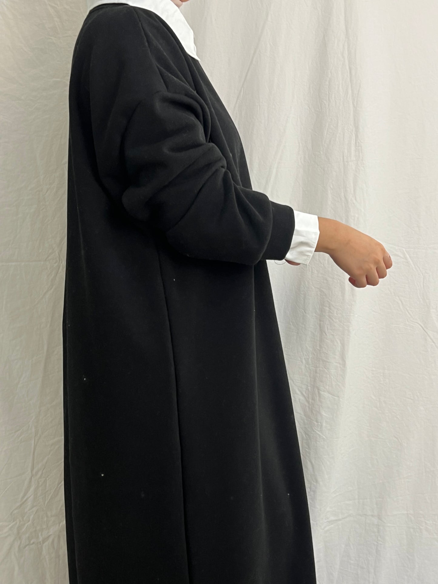 Sudadera vestido con camisa integrada